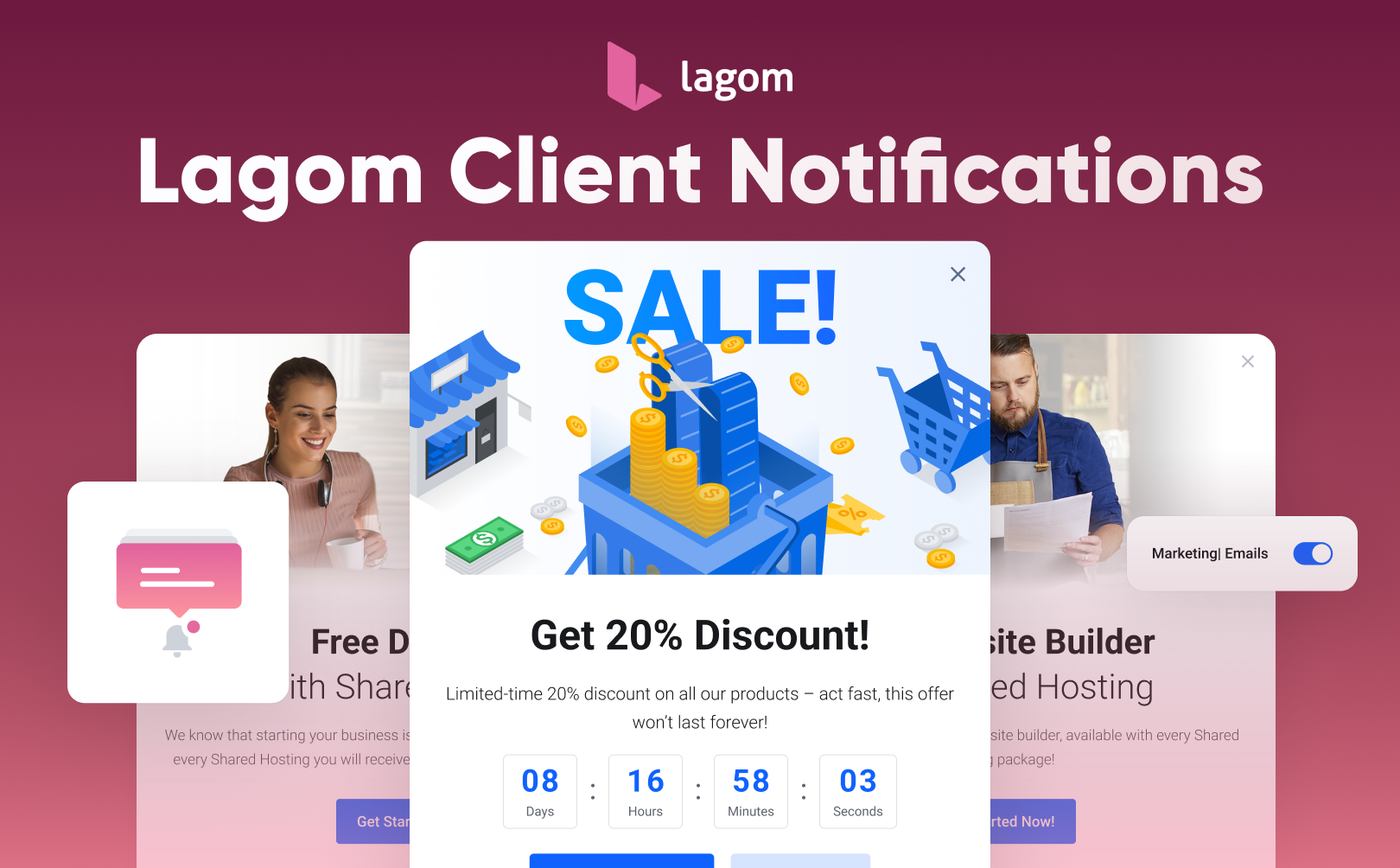 Lagom Client Notifications WHMCS v1.3.0 Download (Activated)